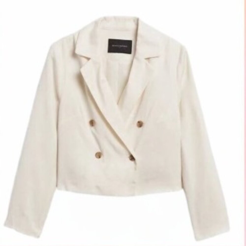 Banana Republic Blazer Suit Long Sleeve Women’s -Size 14 - Picture 7 of 7